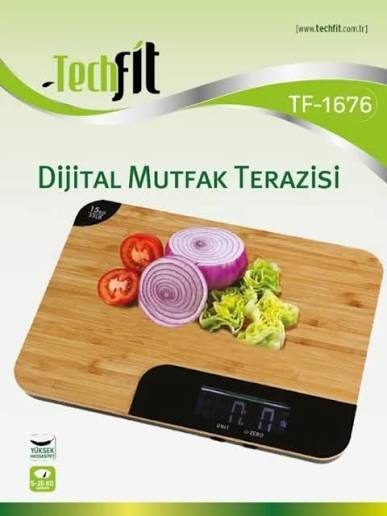 Techfit Bambu Mutfak Tartısı (10)'ın resmi