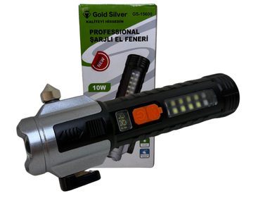 Goldsilver Şarjlı Fener 10W (120)'ın resmi
