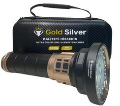 Goldsilver Şarjlı Metal Fener 100W (20)'ın resmi