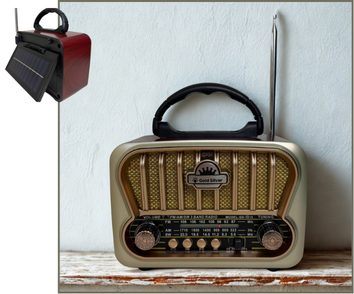 Goldsilver Şarjlı Solar Nostalji Radyo (40)'ın resmi