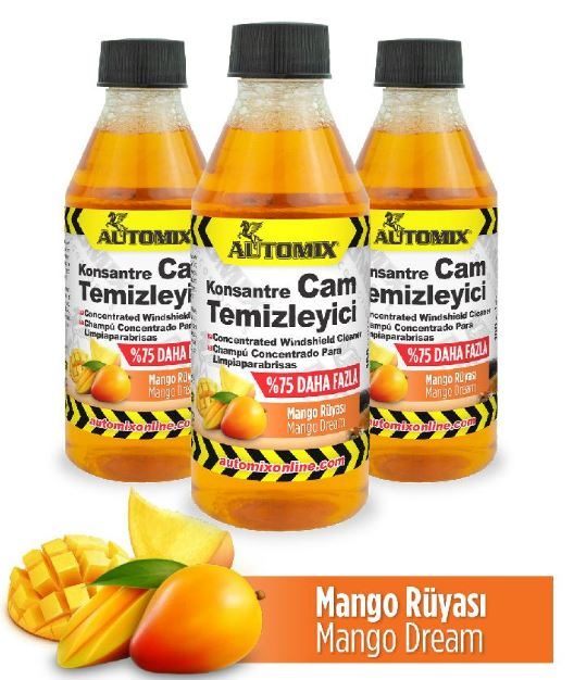 Automix (44924) Konsantre Cam Temizleyici Mango 100Ml'ın resmi