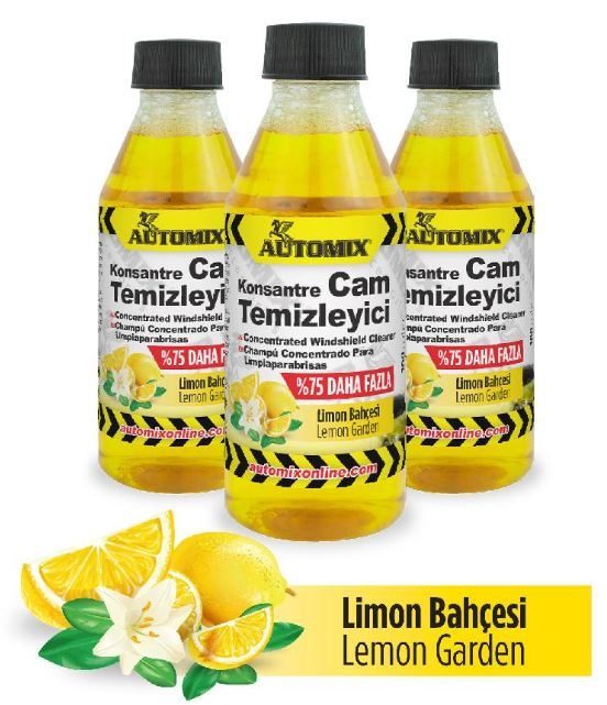 Automix (44925) Konsantre Cam Temizleyici Limon 100Ml'ın resmi