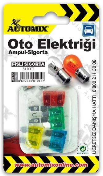 Automix (1014) Fişi Sigorta Fişi 5'Li'ın resmi