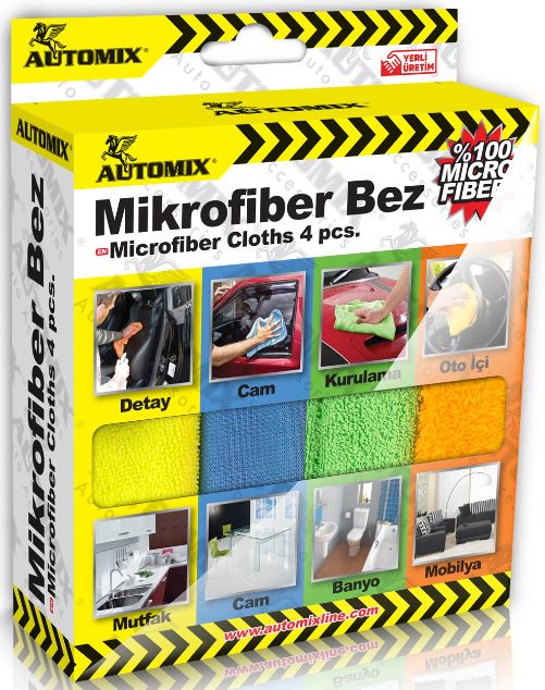 Automix (23208) Mikrofiber Bez 4Lü (84)'ın resmi