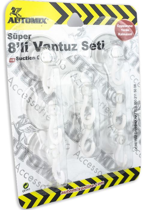Automix (41221) Vantuz Seti 8'Li'ın resmi