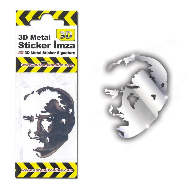 Automix (44113) 3D Metal Sticker Siluet'ın resmi