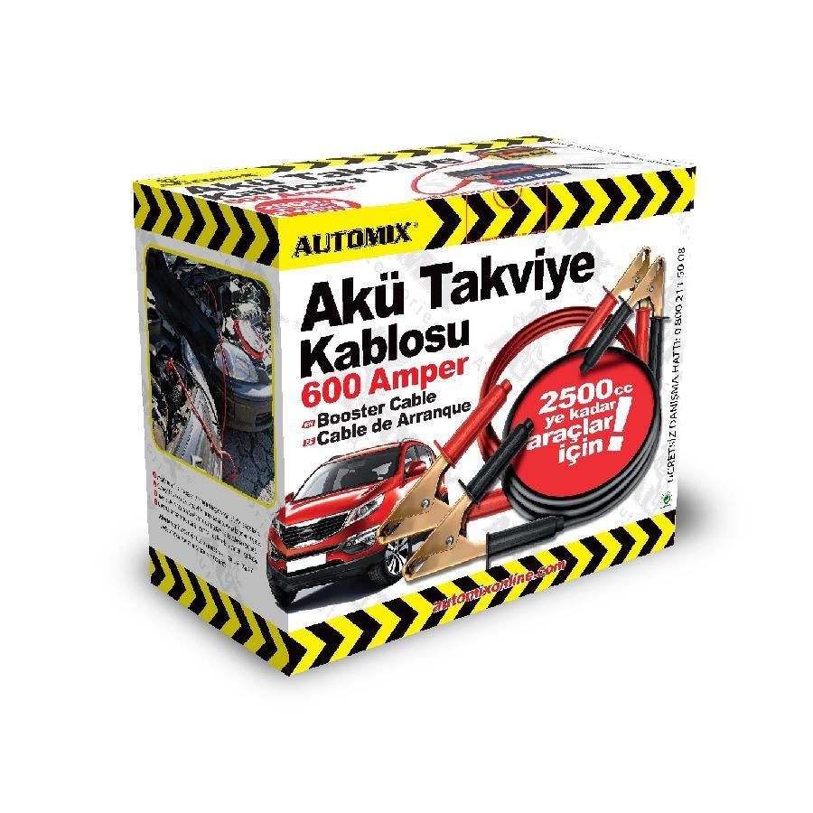 Automix (12583) Takviye Kablosu 600 Amper'ın resmi