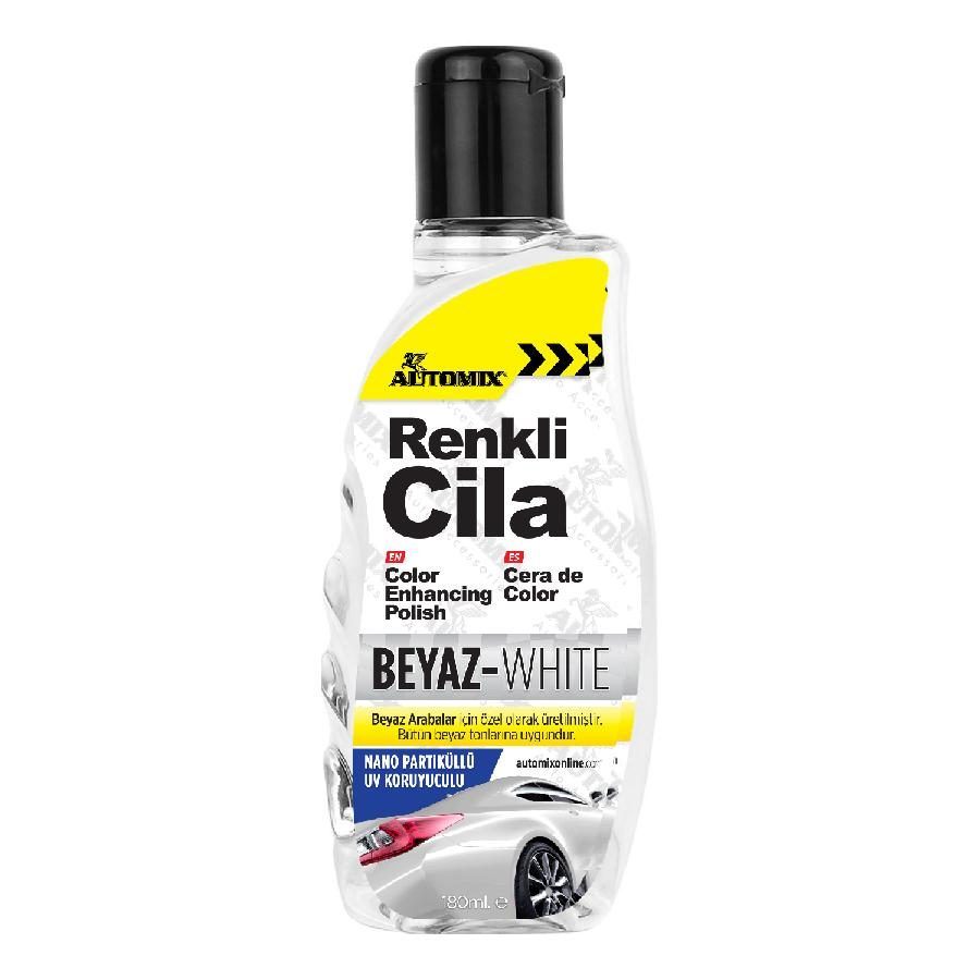 Automix (44843) Beyaz Renkli Cila 180Ml'ın resmi