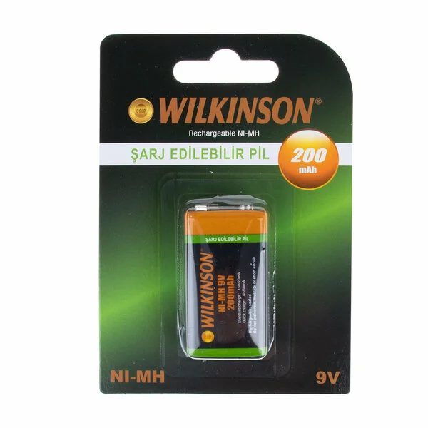Wılkınson 9V 200 Mah Şarjlı Pil (10)(200)'ın resmi